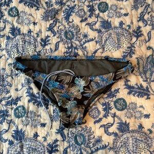 JOLYN Floral Blue Swim Bottom